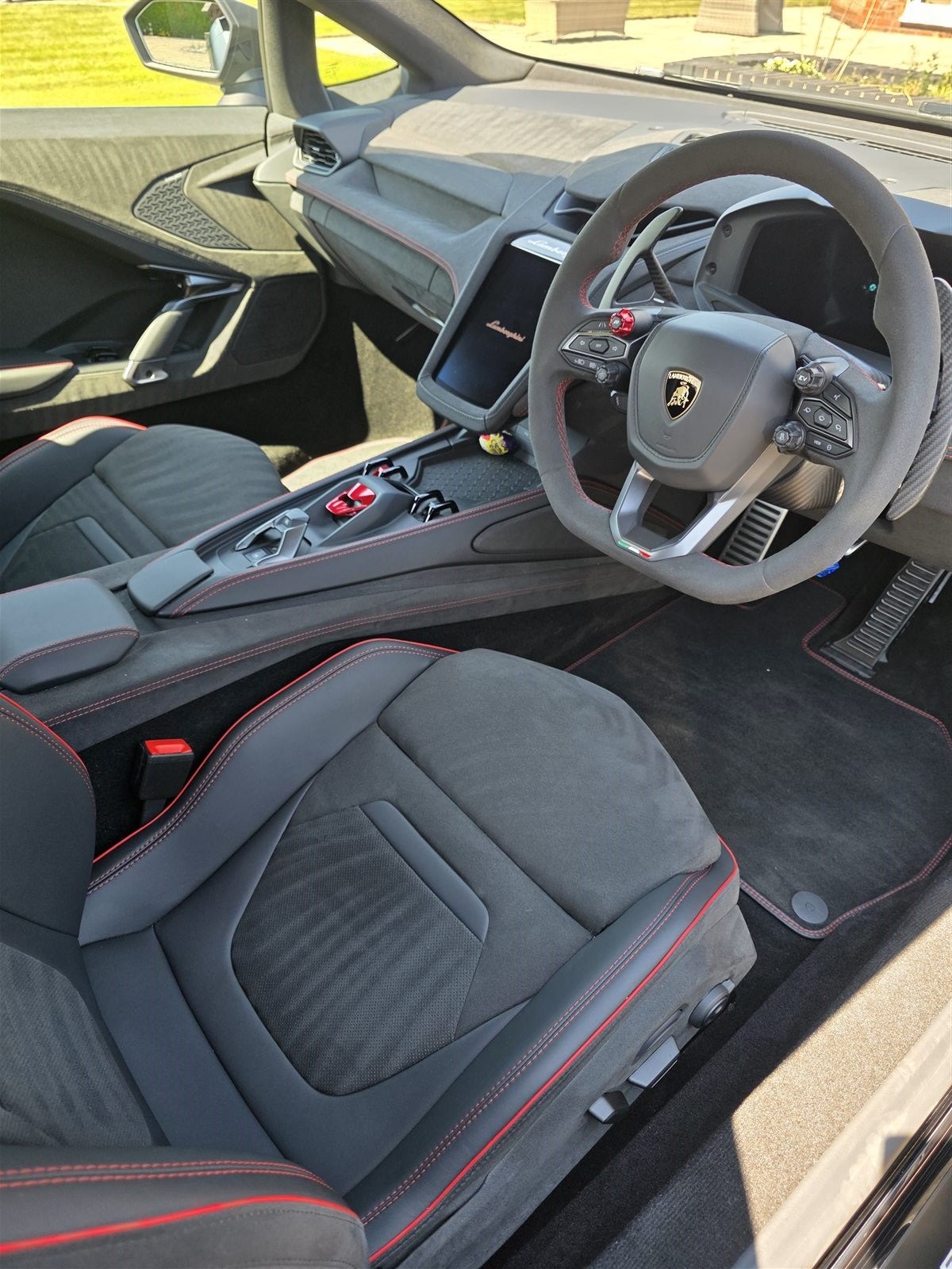 Tesla interior dashboard — Basic Interior Clean